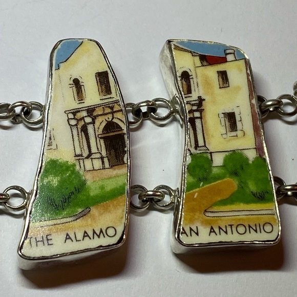 Texas Citrine Sterling Silver Toggle Bracelet - Picture 8 of 14